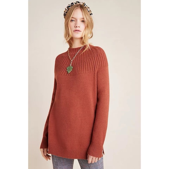 Anthropologie Welford Tunic Sweater - Picture 1 of 8
